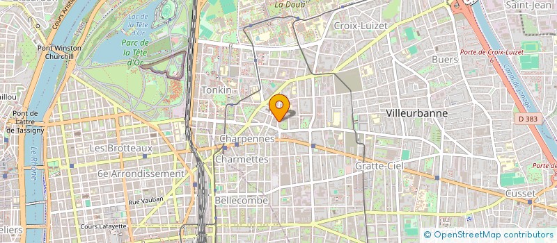 localisation de l'entreprise MADAME KARYNE JORDA  VILLEURBANNE