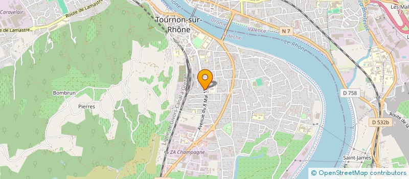 localisation de l'entreprise MADAME KASER SALEEM HAMEED à TOURNON-SUR-RHONE