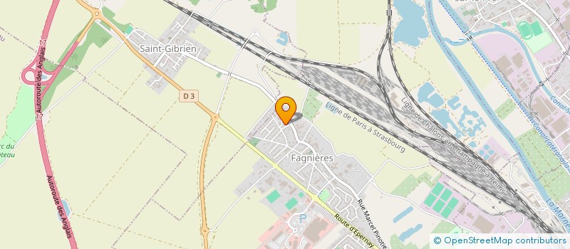 localisation de l'entreprise MADAME KASHAF ASIF  FAGNIERES