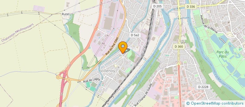 localisation de l'entreprise MADAME KASIWARIN SREEKAO  VILLENOY