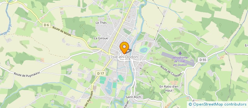 localisation de l'entreprise MADAME KASSANDRA ALCARAZ  L'ISLE-EN-DODON