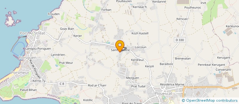 localisation de l'entreprise MADAME KASSANDRA GENTRIC  PLOUESCAT