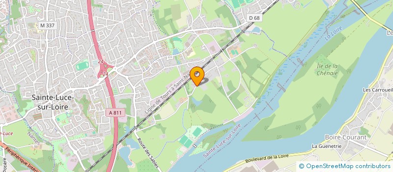 localisation de l'entreprise MADAME KASSANDRA HERVE PETARD  SAINTE-LUCE-SUR-LOIRE