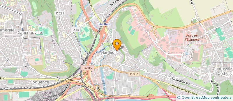 localisation de l'entreprise MADAME KASSANDRA HIROUX  HARFLEUR