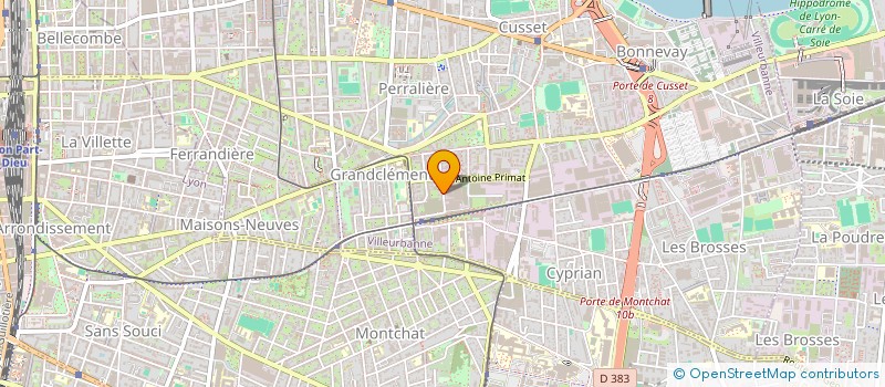 localisation de l'entreprise MADAME KASSANDRA MARIANO  VILLEURBANNE