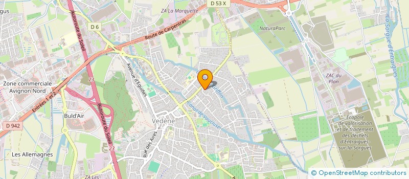 localisation de l'entreprise MADAME KASSANDRA MOLINIER  VEDENE