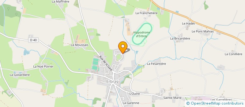 localisation de l'entreprise MADAME KASSANDRA PACHE  ERBRAY