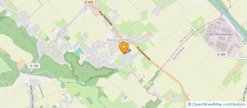 localisation de l'entreprise MADAME KASSANDRA POIRET  RACQUINGHEM