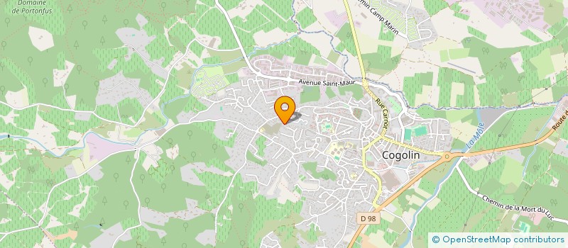 localisation de l'entreprise MADAME KASSANDRA POLLET  COGOLIN