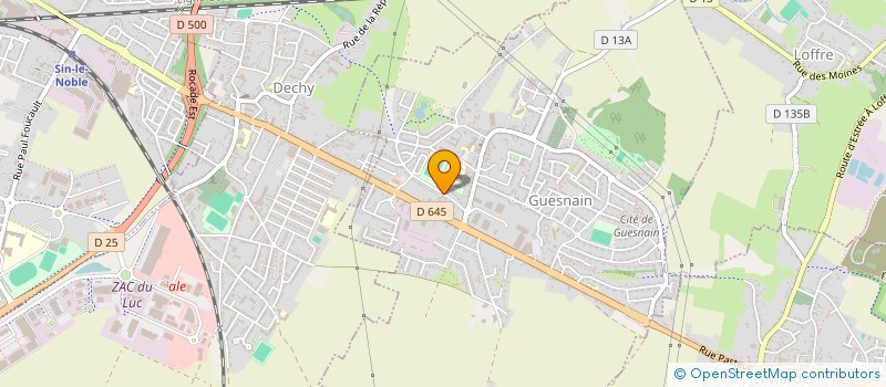 localisation de l'entreprise MADAME KASSANDRA TAHON  GUESNAIN