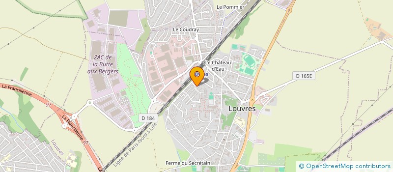 localisation de l'entreprise MADAME KASSANDRA VIRGINIUS  LOUVRES