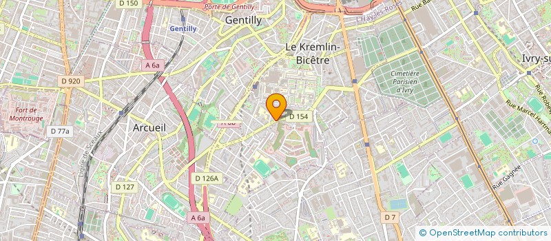 localisation de l'entreprise MADAME KASSANDRE LOJEK-GARCIA  LE KREMLIN-BICETRE