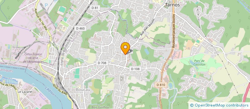 localisation de l'entreprise MADAME KASSANDRE PIAGET  BOUCAU