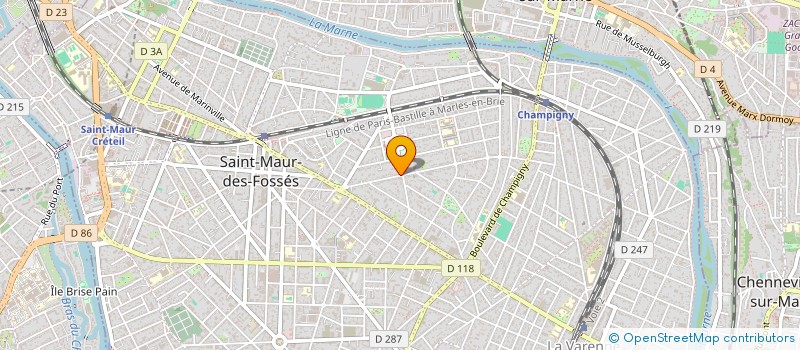 localisation de l'entreprise MADAME KASSIA RAFLEZIA  SAINT-MAUR-DES-FOSSES