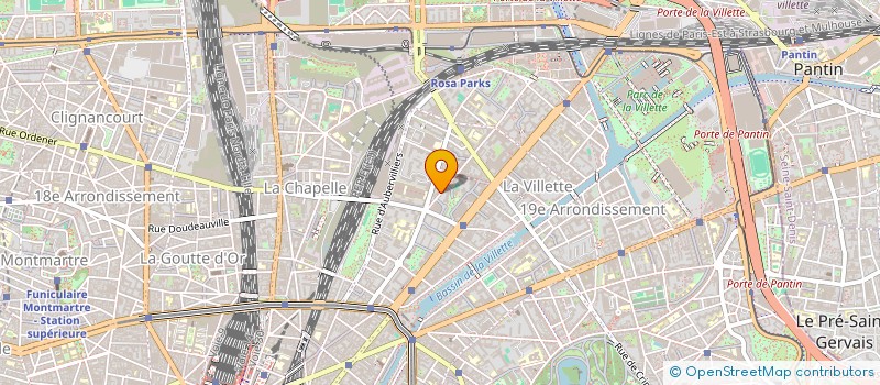 localisation de l'entreprise MADAME KASSY DALLEAU  PARIS