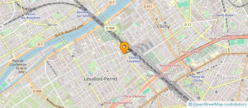localisation de l'entreprise MADAME KATALIN SZARAZ à LEVALLOIS-PERRET