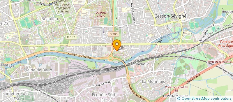 localisation de l'entreprise MADAME KATALINA MANUKULA  CESSON-SEVIGNE