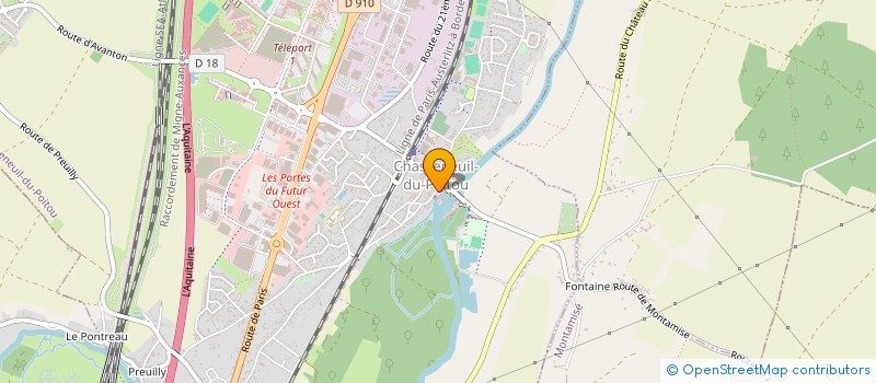 localisation de l'entreprise MADAME KATALINE DUDAY  CHASSENEUIL-DU-POITOU