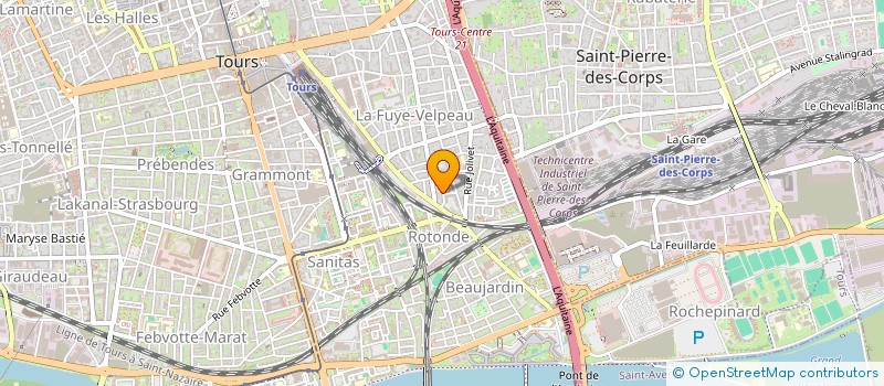 localisation de l'entreprise MADAME KATARINA BONNEAU  TOURS