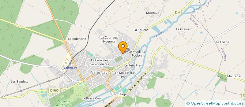 localisation de l'entreprise MADAME KATARINA COQUEL à VALENCAY