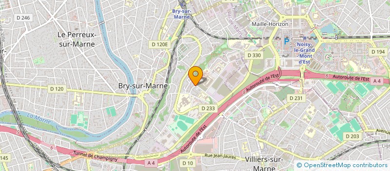 localisation de l'entreprise MADAME KATARINA DJORDJEVIC à BRY-SUR-MARNE