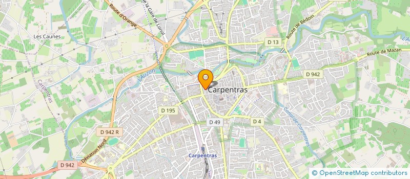 localisation de l'entreprise MADAME KATARZYNA BERGENDA à CARPENTRAS