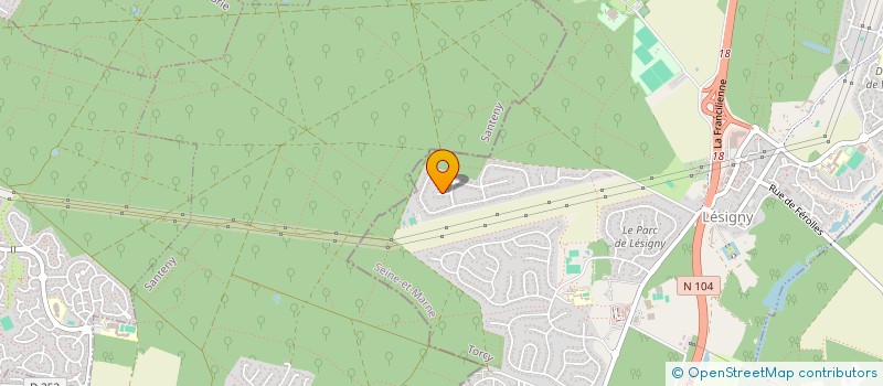 localisation de l'entreprise MADAME KATARZYNA CHRZANOWSKA  LESIGNY