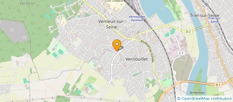localisation de l'entreprise MADAME KATARZYNA JEDRZAK-DEVANNE à VERNOUILLET