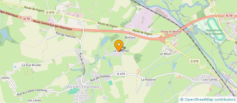 localisation de l'entreprise MADAME KATARZYNA MARCINIAK  VITRY-EN-CHAROLLAIS