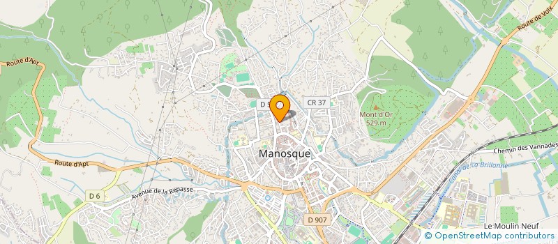 localisation de l'entreprise MADAME KATARZYNA MYSLICKA à MANOSQUE