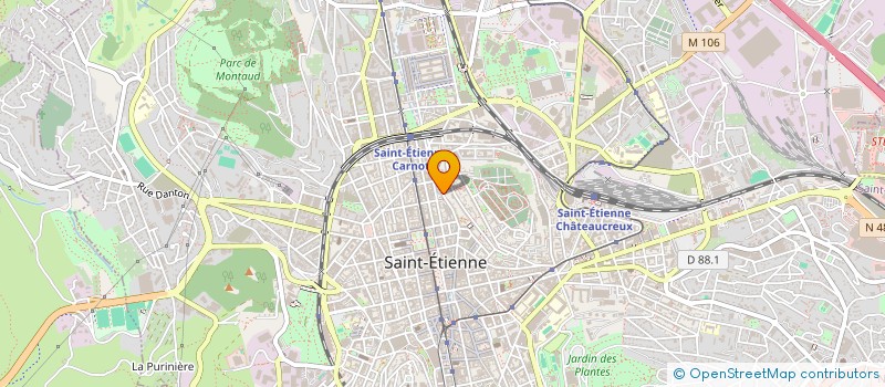 localisation de l'entreprise MADAME KATARZYNA OZGA à SAINT-ETIENNE