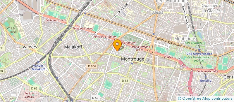 localisation de l'entreprise MADAME KATARZYNA PAWLISZEWSKA à MONTROUGE