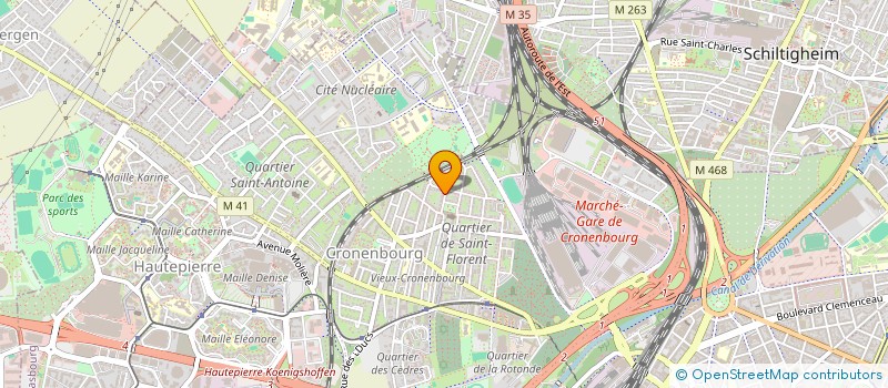 localisation de l'entreprise MADAME KATARZYNA PINIS à STRASBOURG