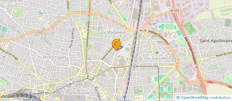 localisation de l'entreprise MADAME KATARZYNA SIKORA  DIJON