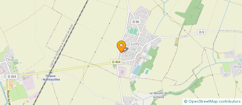 localisation de l'entreprise MADAME KATARZYNA SKRZYNECKA à JUILLY