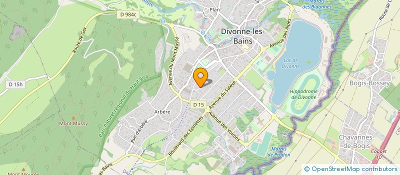 localisation de l'entreprise MADAME KATARZYNA WARDEGA  DIVONNE-LES-BAINS