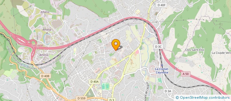 localisation de l'entreprise MADAME KATARZYNA WIATR  LA CIOTAT