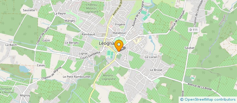 localisation de l'entreprise MADAME KATARZYNA WOZNICA  LEOGNAN