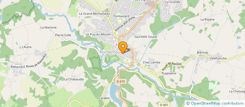 localisation de l'entreprise MADAME KATE ATKINS  ROCHECHOUART