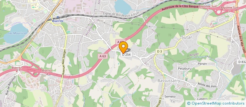 localisation de l'entreprise MADAME KATE DAVIES  ARCANGUES