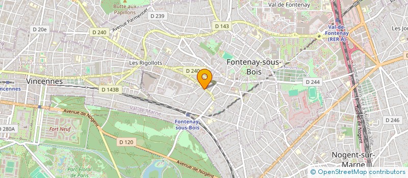 localisation de l'entreprise MADAME KATE GOUZES à FONTENAY SOUS BOIS
