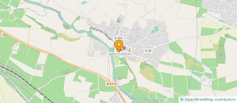 localisation de l'entreprise MADAME KATEL GINESTET-TORRENS à PENNAUTIER
