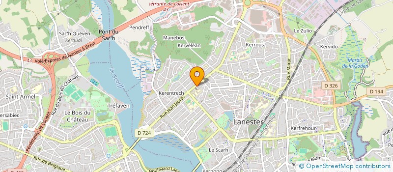 localisation de l'entreprise MADAME KATELINE FELIX  LANESTER