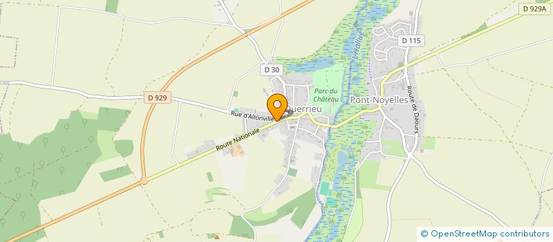 localisation de l'entreprise MADAME KATELINE PELLEGRINI  QUERRIEU