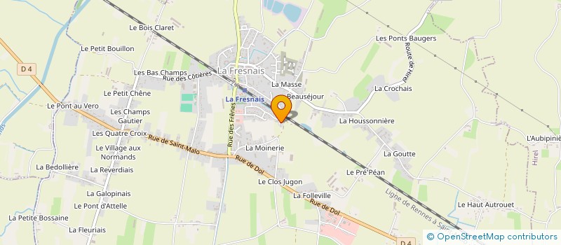 localisation de l'entreprise MADAME KATELINE SALMON  LA FRESNAIS