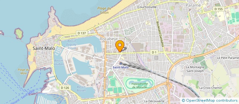 localisation de l'entreprise MADAME KATELL DELACHIENNE  SAINT-MALO