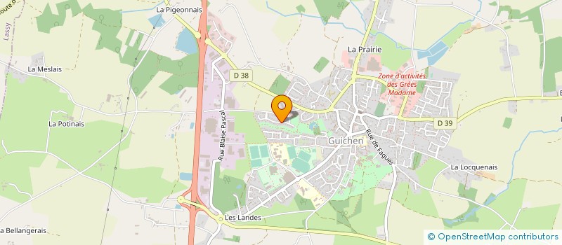 localisation de l'entreprise MADAME KATELL EMMA RENEE GAUTIER  GUICHEN