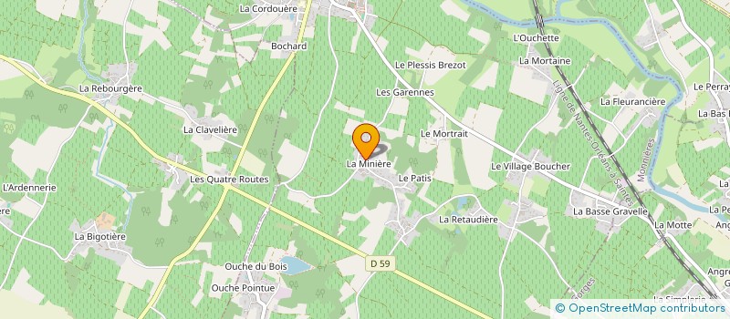 localisation de l'entreprise MADAME KATELL GILET à MONNIERES