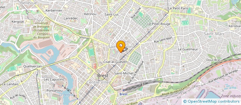 localisation de l'entreprise MADAME KATELL GOARANT  BREST