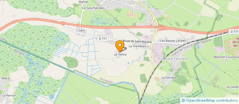 localisation de l'entreprise MADAME KATELL HENRIOT  PRINQUIAU